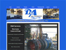 Tablet Screenshot of daengineering.net